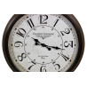 Grande Horloge Ancienne Murale Clément Audierne Métal Blanc 70cm