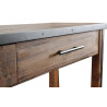 Drapier Konsole 2 Schubladen Holz Braun 158.5x44.5x96cm