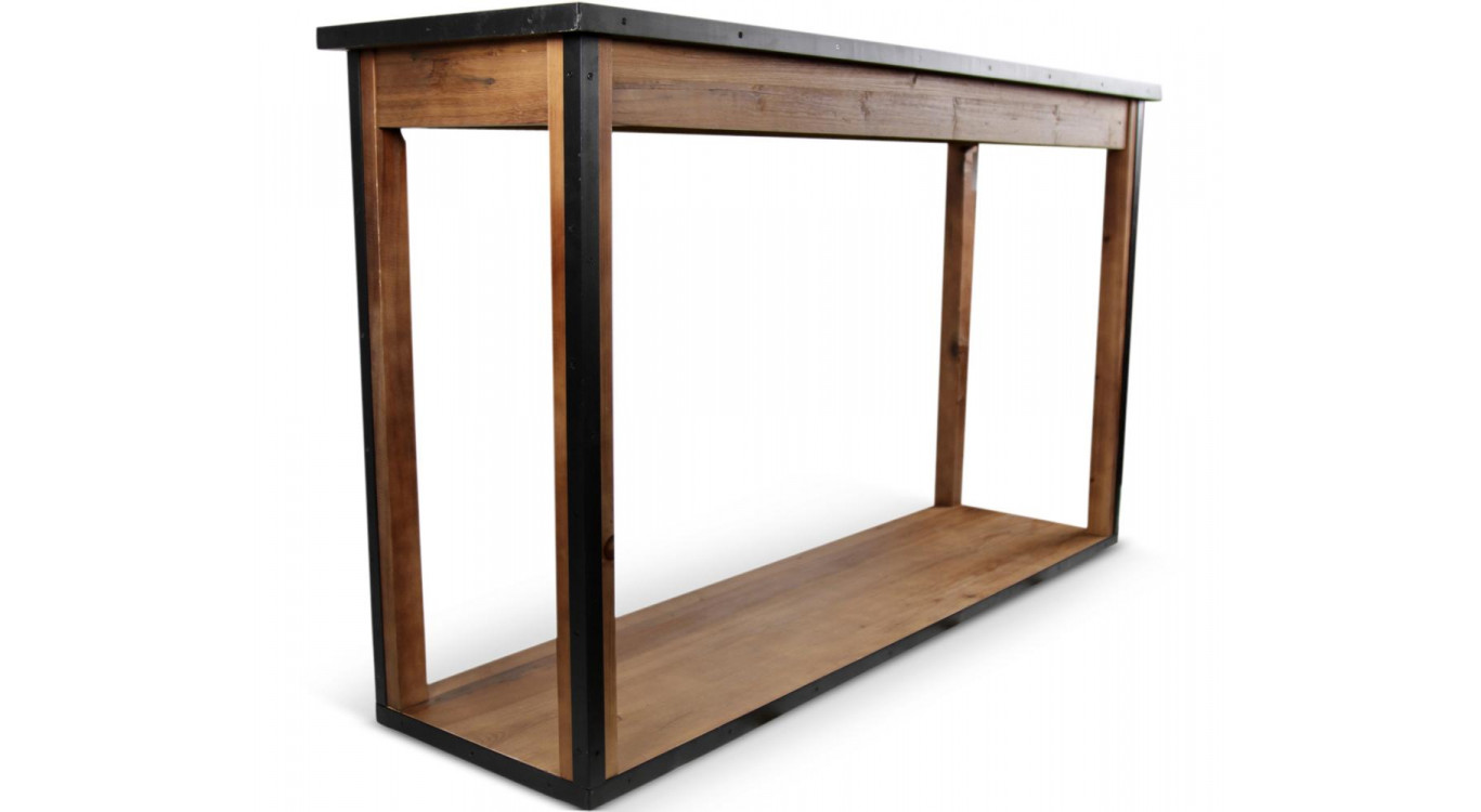 Console Bois Marron 160x48,5x95,5cm