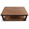 Table Basse Bois Marron 120x80x43cm