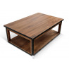 Table Basse Bois Marron 120x80x43cm