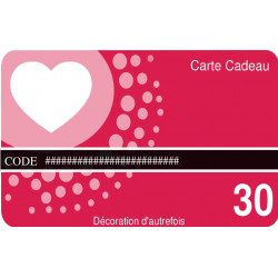 Carte Cadeau 30