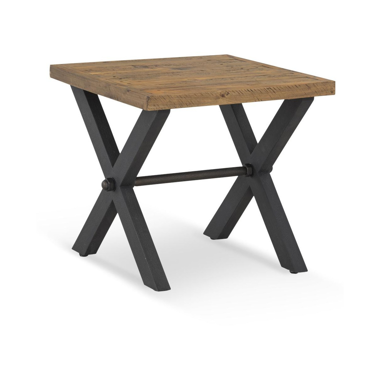 Table De Chevet Bois Marron 60x60x55cm