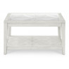 Table Basse Bois Blanc 100x100x45cm