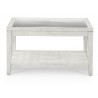 Table Basse Bois Blanc 100x100x45cm