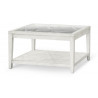 Table Basse Bois Blanc 100x100x45cm