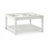 Table Basse Bois Blanc 100x100x45cm