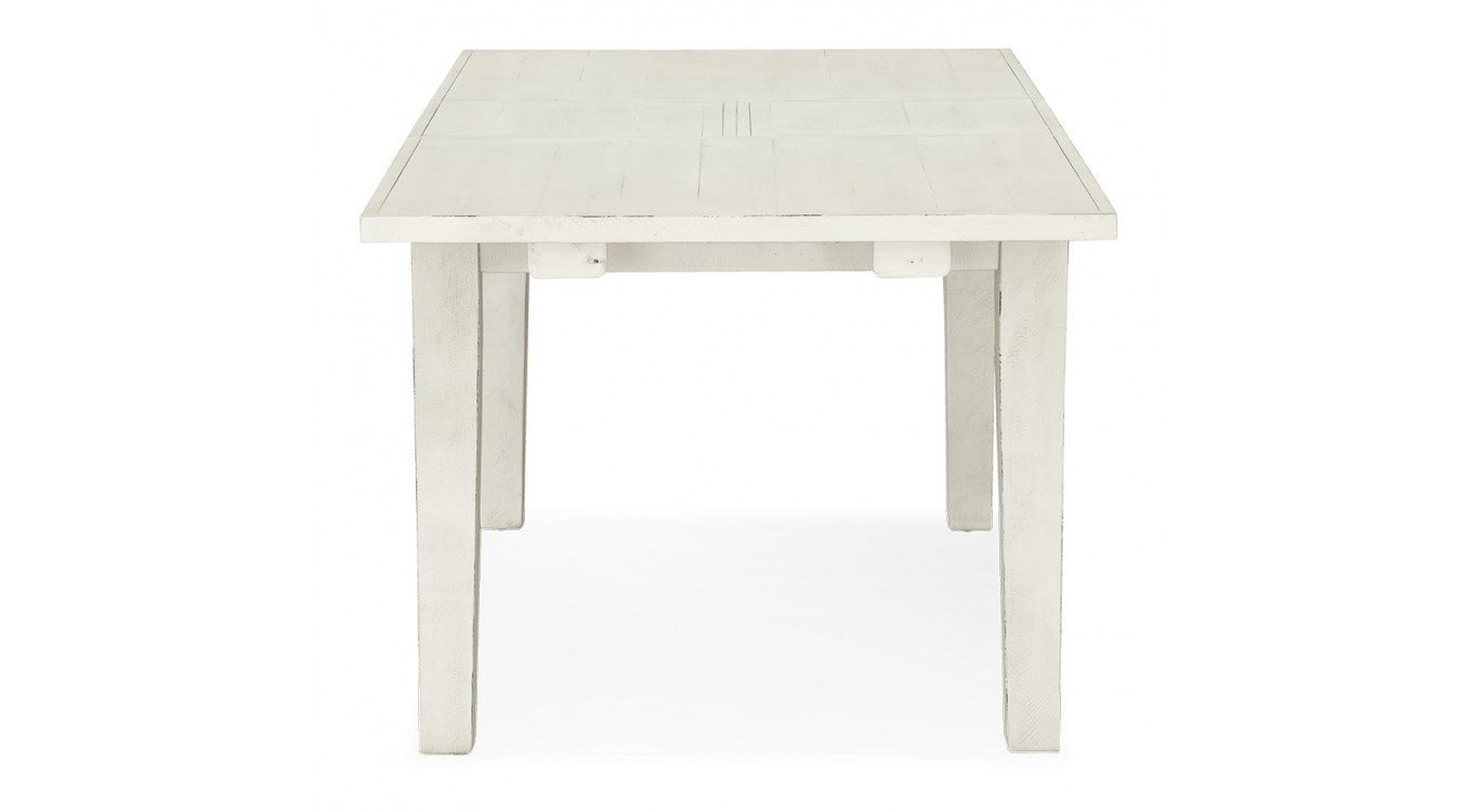 Table à Manger Bois Blanc 140-180x95x78.5cm