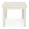 Table à Manger Bois Blanc 140-180x95x78.5cm