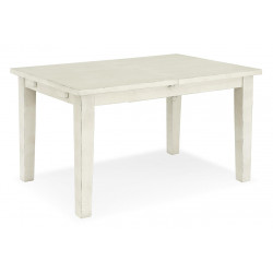 Table à Manger Bois Blanc 140-180x95x78.5cm