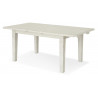 Table à Manger Bois Blanc 140-180x95x78.5cm