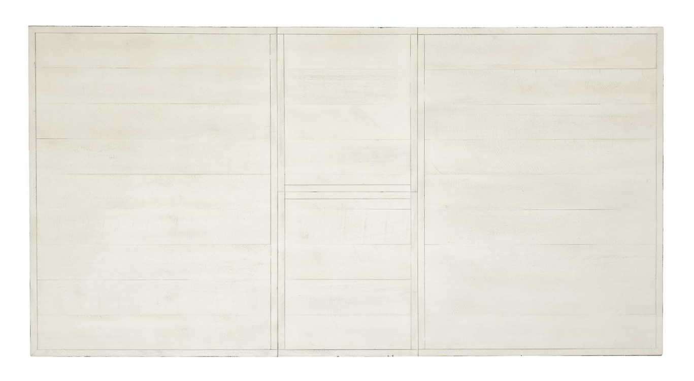 Table à Manger Bois Blanc 140-180x95x78.5cm