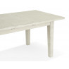 Table à Manger Bois Blanc 140-180x95x78.5cm