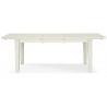 Table à Manger Bois Blanc 180-230x95x78.5cm