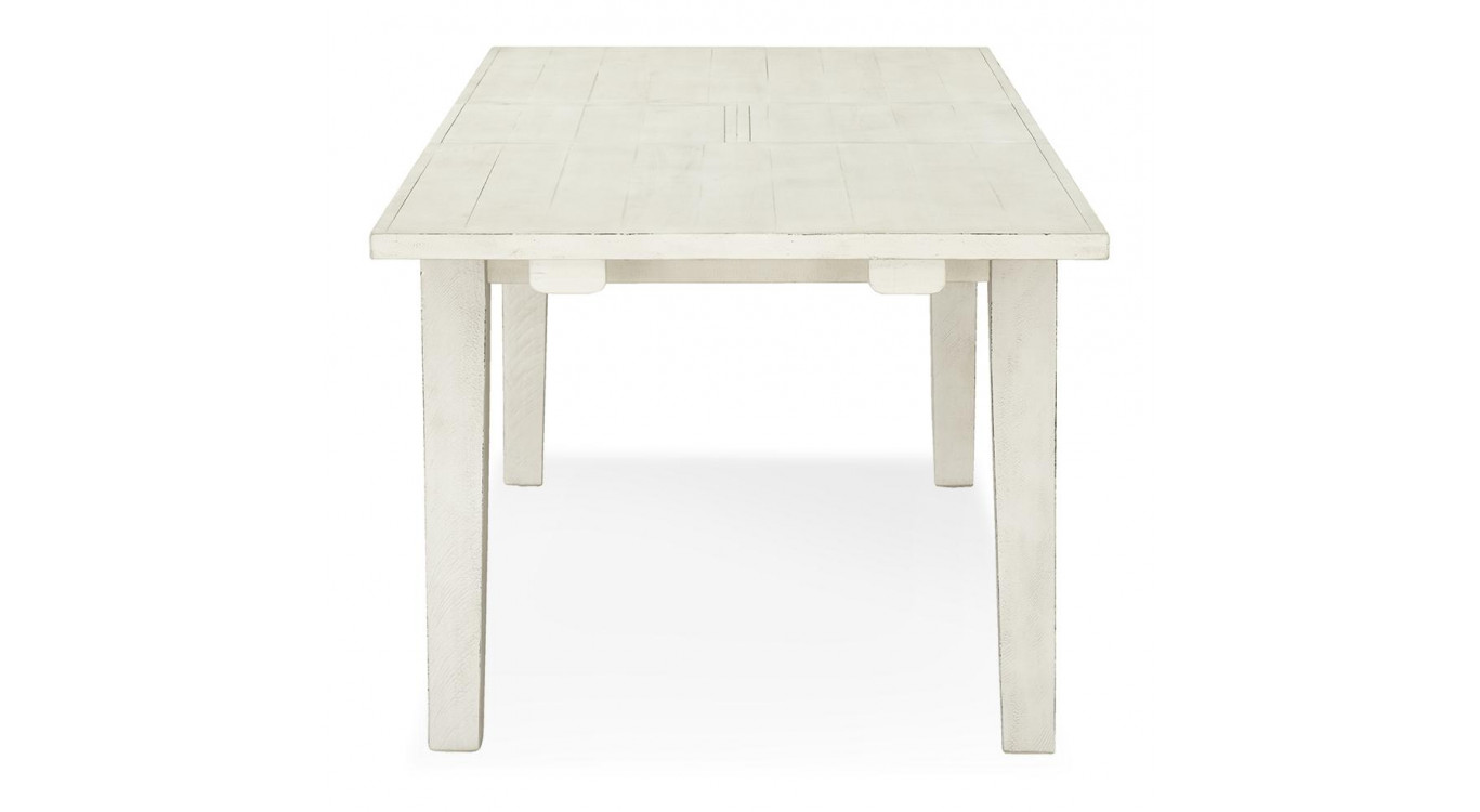 Table à Manger Bois Blanc 180-230x95x78.5cm