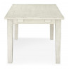 Table à Manger Bois Blanc 180-230x95x78.5cm