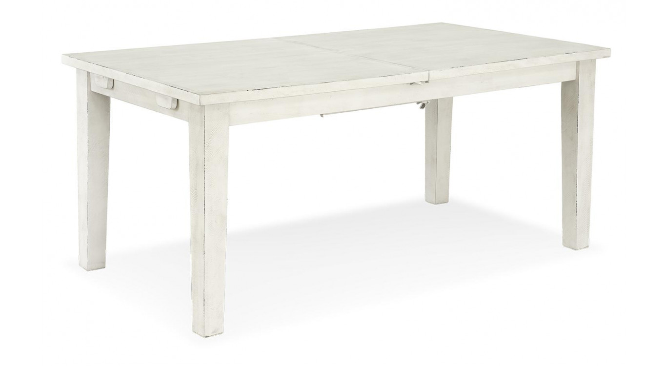 Table à Manger Bois Blanc 180-230x95x78.5cm