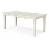 Table à Manger Bois Blanc 180-230x95x78.5cm