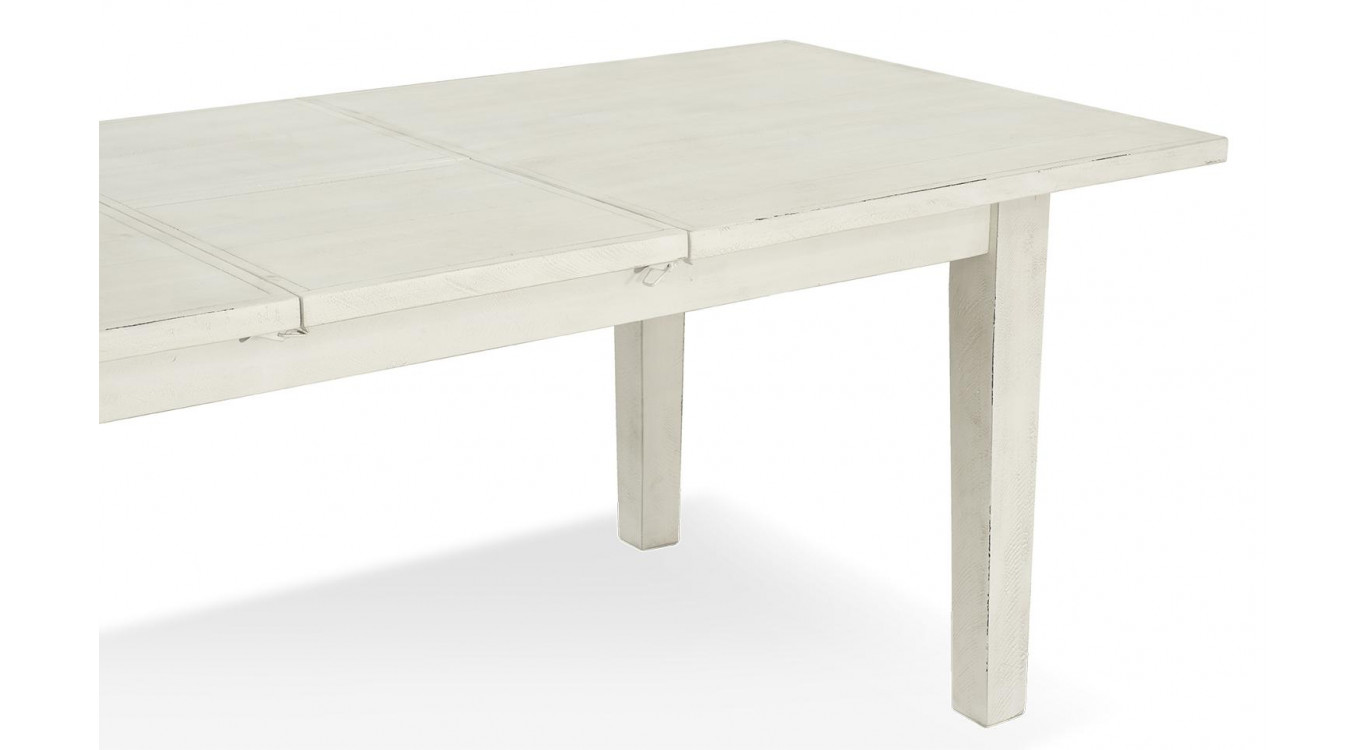 Table à Manger Bois Blanc 180-230x95x78.5cm