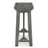 Console Bois Gris 141x38x77cm