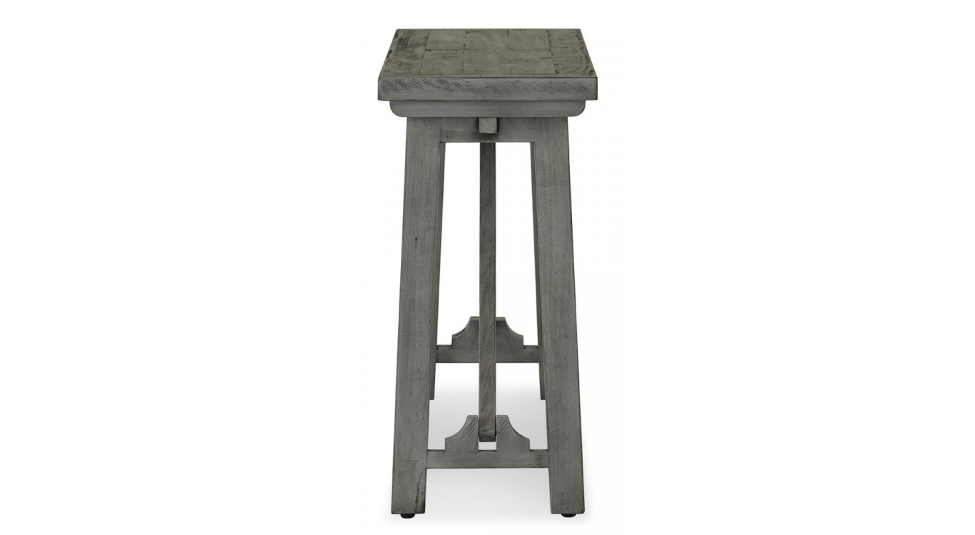 Console Bois Gris 141x38x77cm