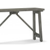 Console Bois Gris 141x38x77cm