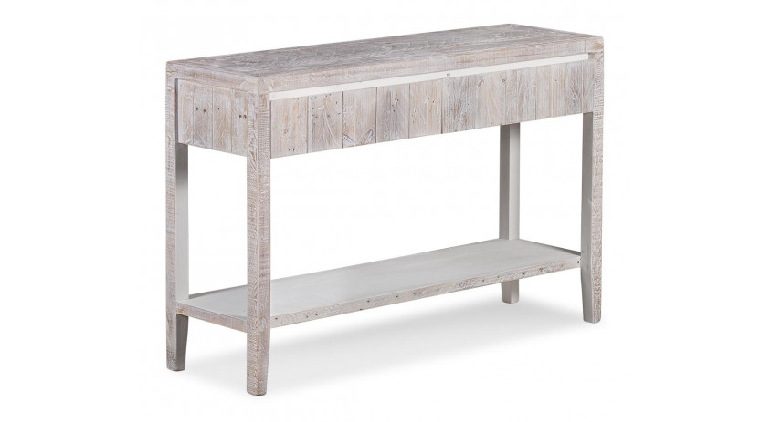 Console Bois Gris 120x35x78cm