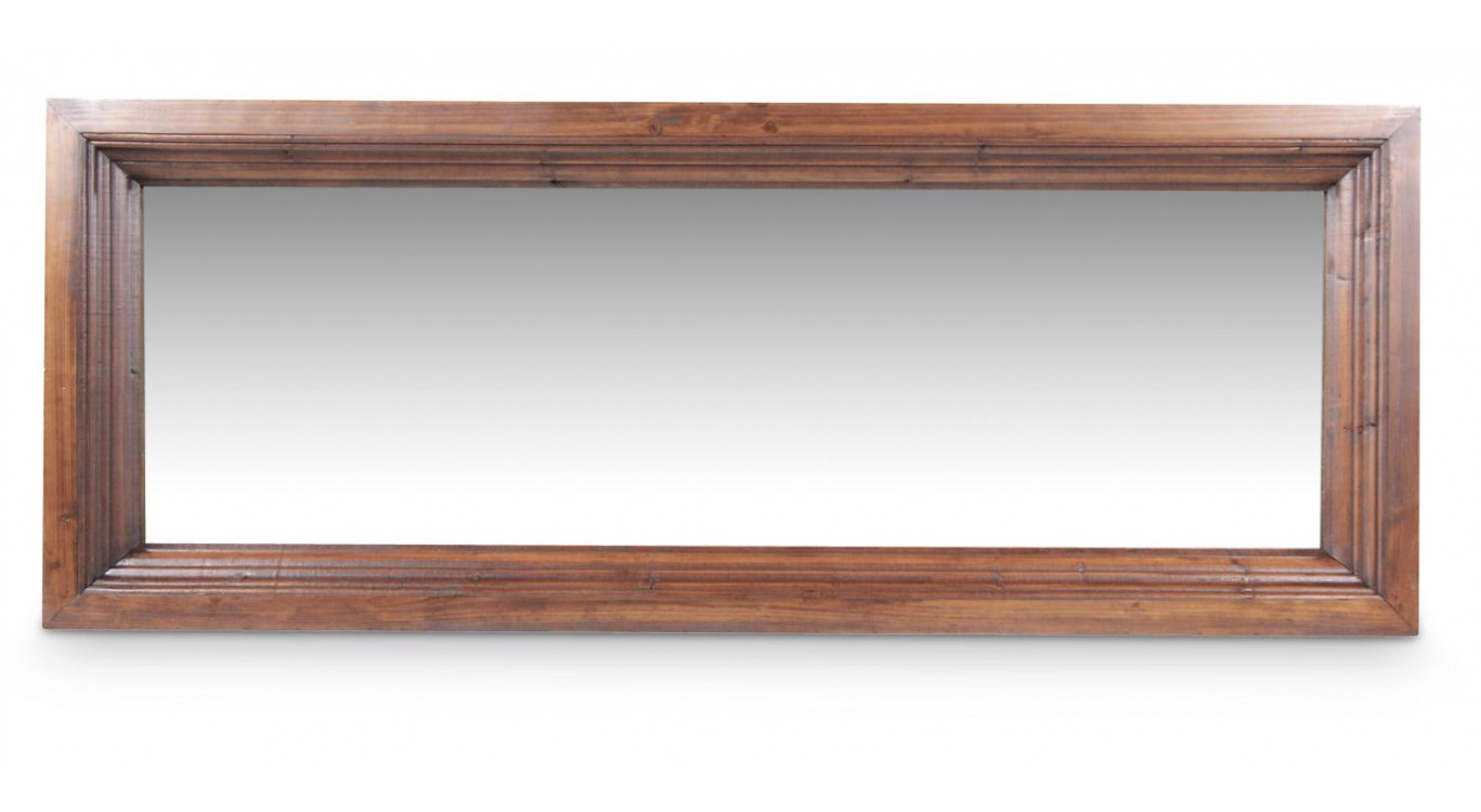 Miroir Ancien Rectangulaire Bois 155x5.5x60cm