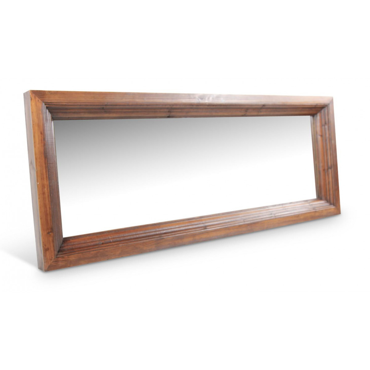 Miroir Ancien Rectangulaire Bois 155x5.5x60cm