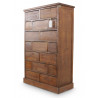 Chiffonnier 17 Schubladen Holz Nu 75.5x34x116cm