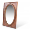 Miroir Ancien Oval Vertical Bois 55.5x3.5x72.5cm