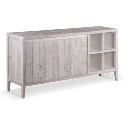 Buffet Bois Gris 176x40x81cm