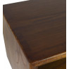 Nachttisch 1 Schublade Holz Bronze Braun 45x40x55cm