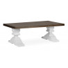 Table Basse Bois Blanc 130x70x45cm