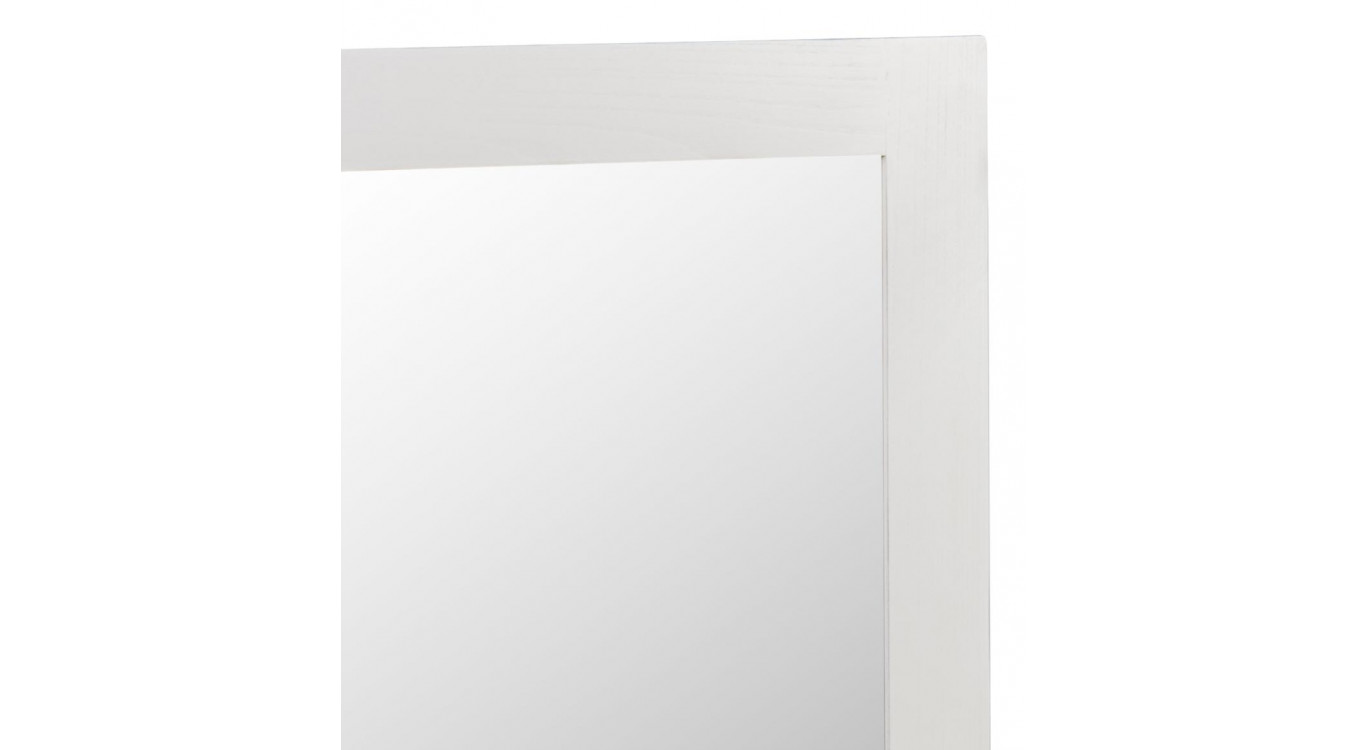 Miroir Bois Blanc 90x4x110cm