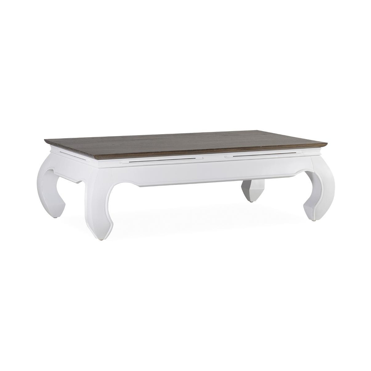 Table Basse Bois Blanc 125x70x40cm