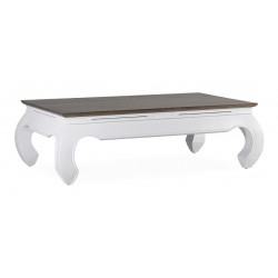 Table Basse Bois Blanc 125x70x40cm