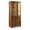 Geschirrschrank mit 2 Schubladen Holz Bronze Braun 85x40x190cm