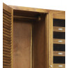 Armoire Bois Bronze Marron 105x55x200cm