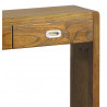 Konsole mit 2 Schubladen Holz Bronze Braun 110x27x76cm