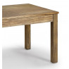 Esstisch mit 2 Schubladen Holz Bronze Braun 150x90x78cm