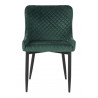 Chaise Polyester Métal Vert 52x62x82cm