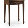 Bureau 5 Tiroirs Bois Bronze Marron 55x45x110cm