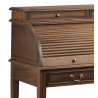 Bureau 10 Tiroirs Bois Bronze Marron 103x57x115cm