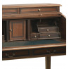 Bureau 10 Tiroirs Bois Bronze Marron 103x57x115cm