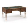 Bureau 5 Tiroirs Bois Bronze Marron 160x80x79cm