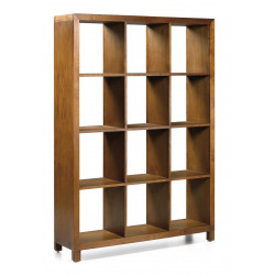 Bücherregal Holz Braun 135x35x180cm