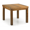 Mesa de comedor de madera marrón 95x95x78cm