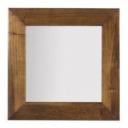 Spiegel Holz Braun 80x3x80cm