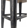 Tabouret Bois Marron 45x27x45cm